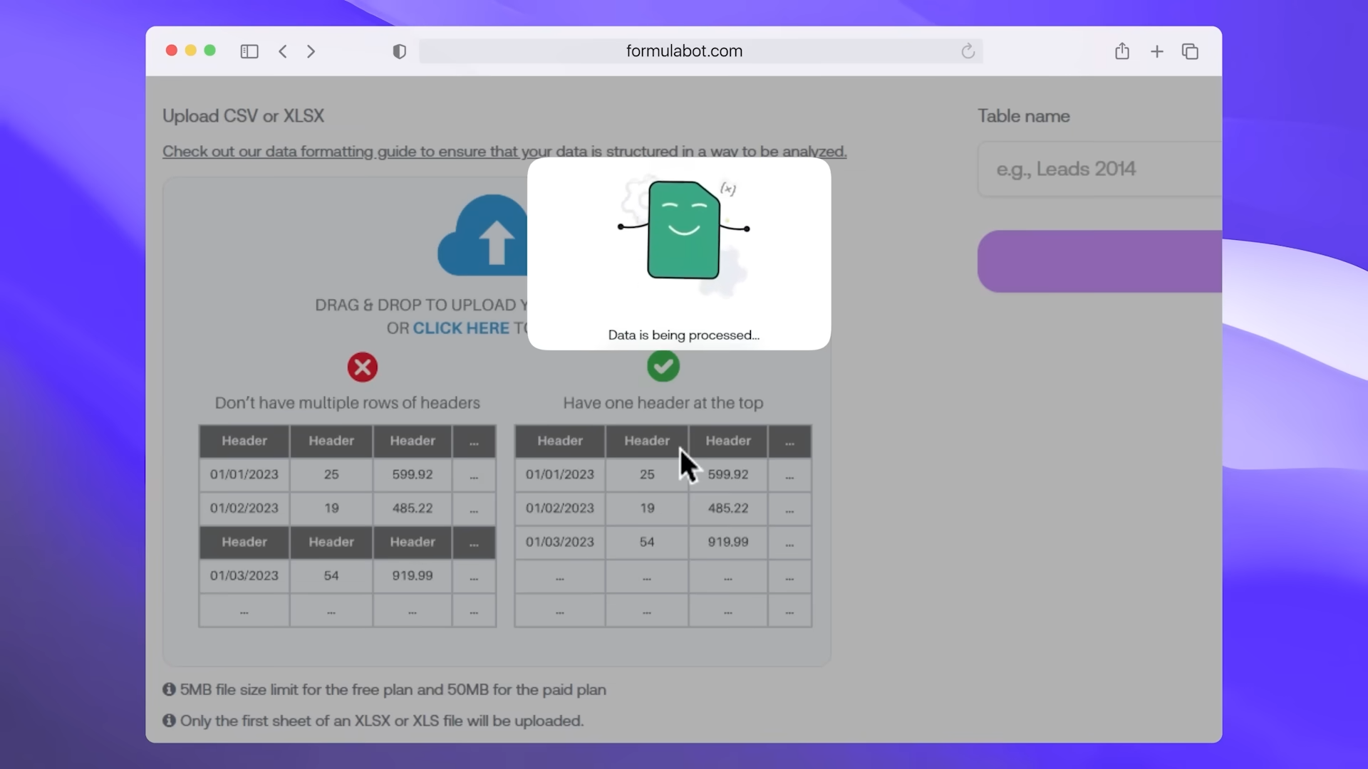 <b>Data analyzer</b> : 데이터 업로드 + 자연어 질문 기반 데이터 분석 (분석, 차트, 모델링)