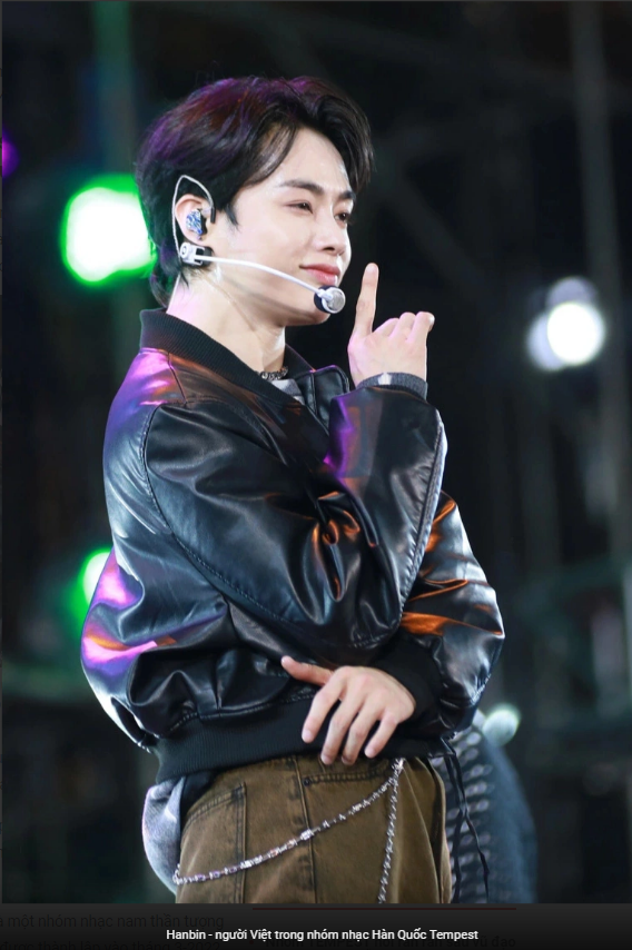 한빈- 한국 아이돌그룹 템페스트의 베트남인 멤버