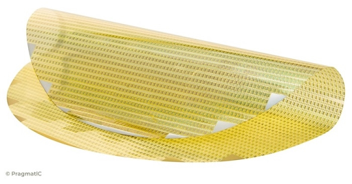 휘어지는 반도체 ‘플렉스IC’ 예시. 출처: 프래그매틱