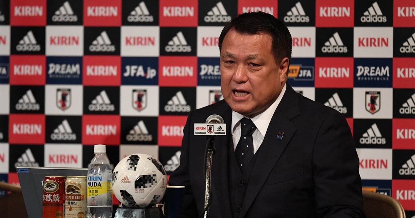 현재 일본 축구의 방침과도 같은 재팬스 웨이를 이끌고 있는 타시마 코조 일본축구협회 회장. © 다이아몬드