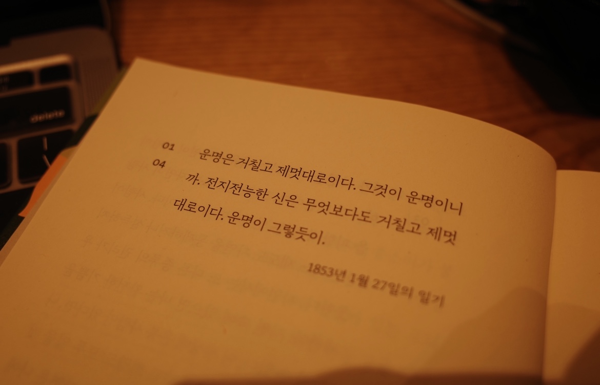 1월 4일의 글 : 운명