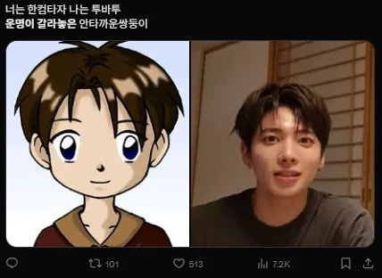 이미지 = X캡처 (https://x.com/chesaranghe/status/1916632273505710471)