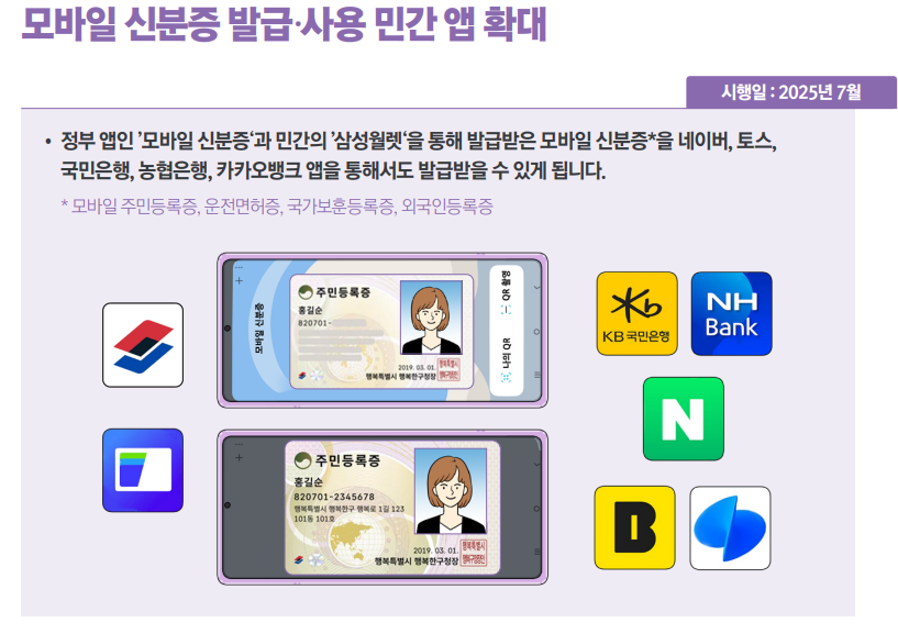 출처: 2025년 하반기부터 이렇게 달라집니다, 대한민국 정부