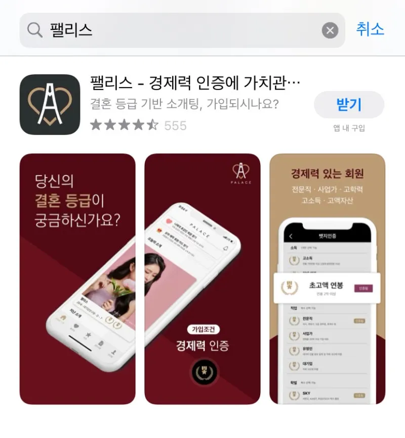 혼자서 개발부터 마케팅까지 했던 소개팅 앱, 팰리스