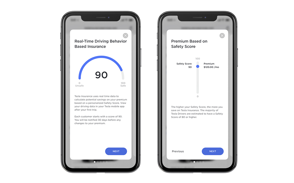 Tesla에서 출시한 실시간 보험상품은 주행습관에 따라 매달 요금이 변동되는 방식입니다. 제조사가 직접 출시한 보험이라는 점, 실시간 주행습관 이외에 다른 이력(나이, 성별, 과거 사고기록 등)을 참고하지 않는다는 점이 주목할 대목입니다. ©Tesla