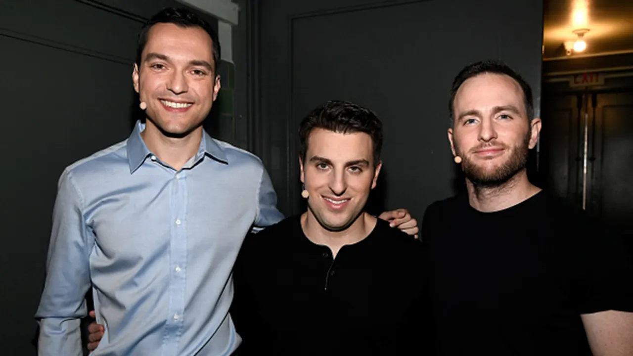 Nathan Blecharczyk, Brian Chesky and Joe Gebbia