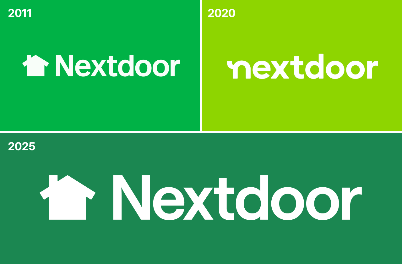 Nextdoor 로고 변천사