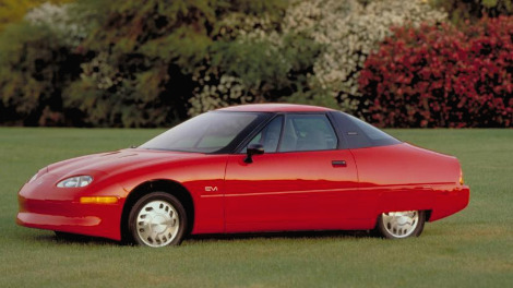 1996년 GM에서 내놓은 전기차, EV1 (사진 출처: Topgear)