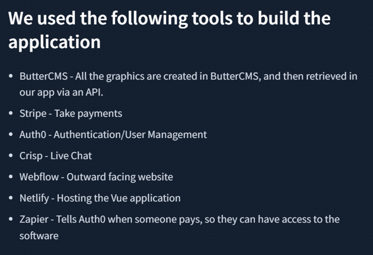 출처 : https://www.indiehackers.com/product/the-agent-nest/made-designs-and-decided-on-a-tech-stack--LyG0ia45-BP1p2qVY1o