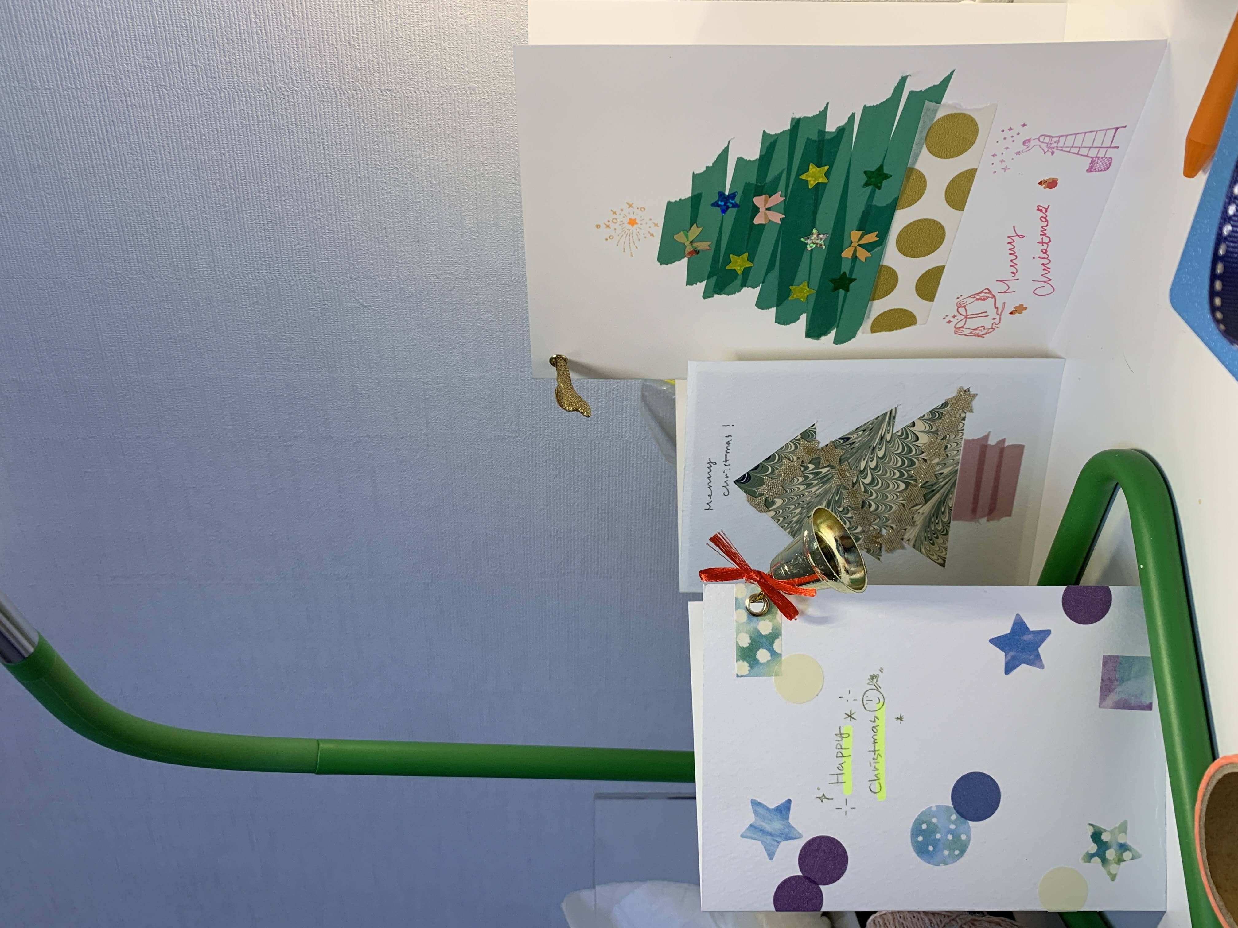 작년에 만들었던 크리스마스 카드