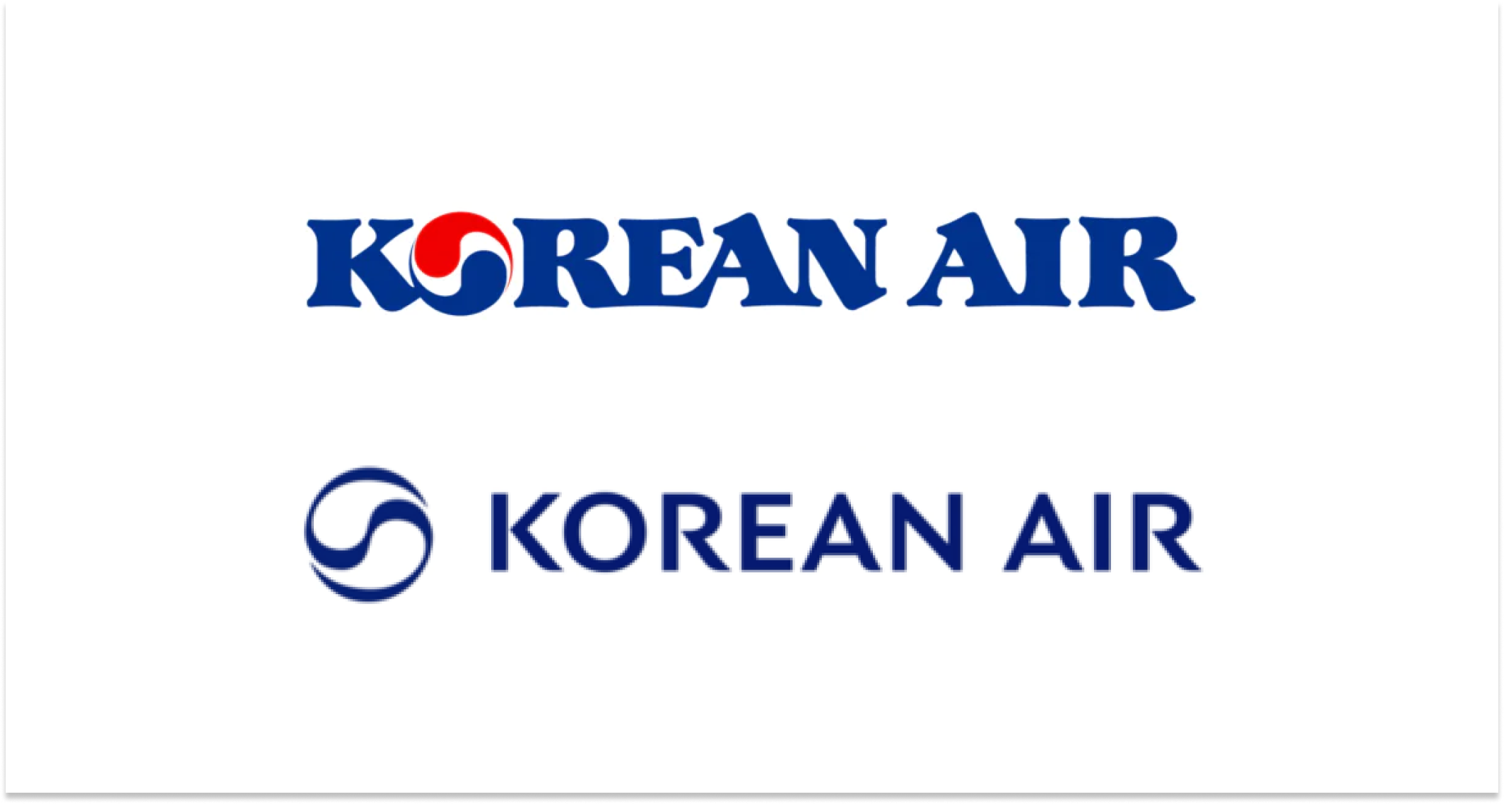41년만에 CI를 변경한 대한항공