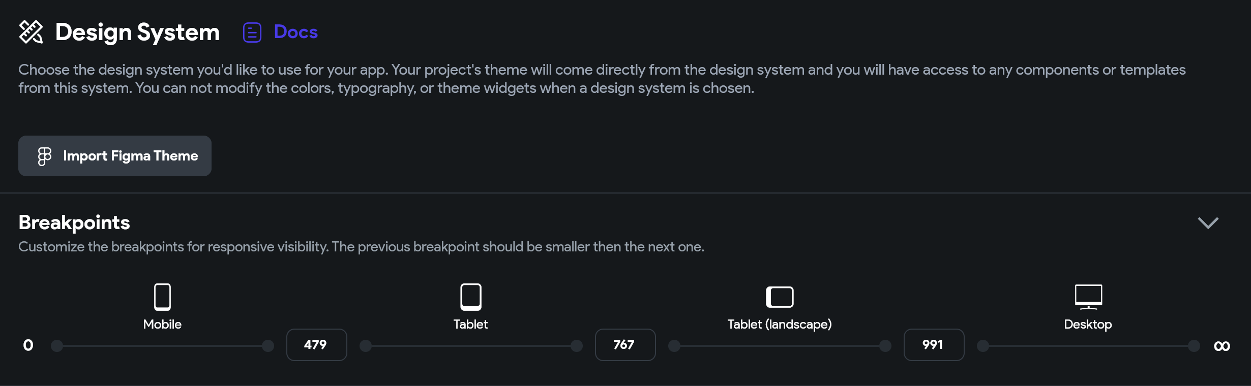 Figma에서 만든 디자인시스템(예: 텍스트와 컴포넌트)를 바로 가져올 수 있습니다. 