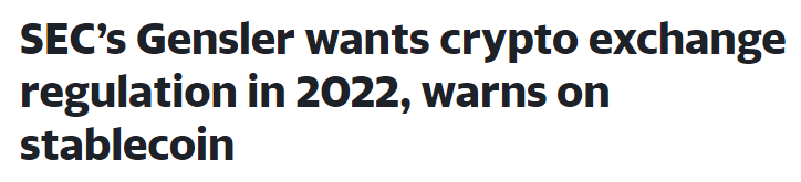https://finance.yahoo.com/news/se-cs-gensler-wants-crypto-exchange-regulation-in-2022-warns-on-stablecoin-risks-130254530.html