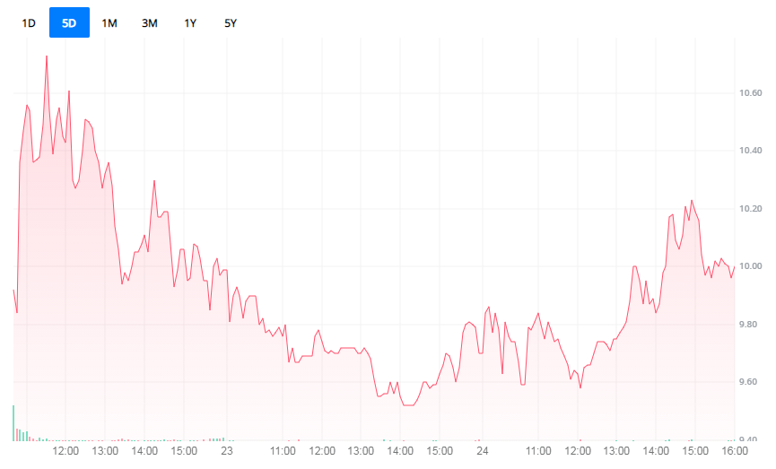 RELY 차트 (Webull Website 인용)