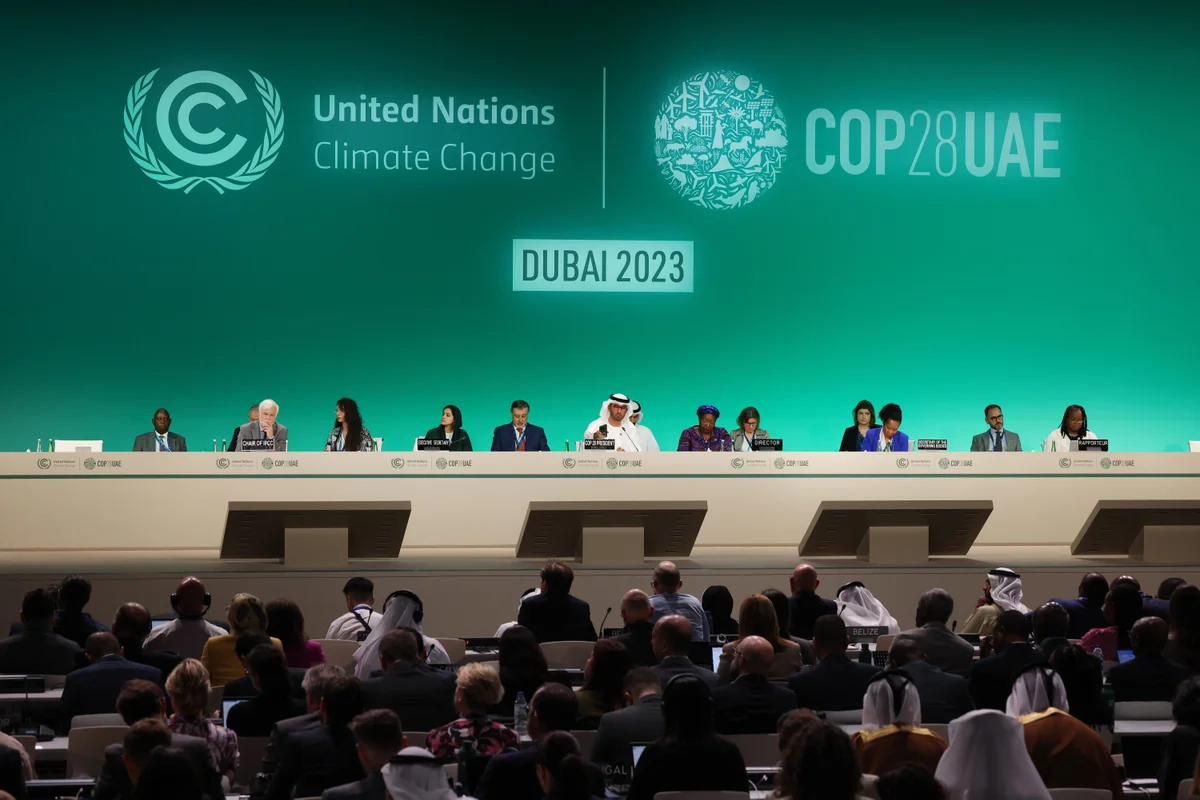 아랍에미리트 두바이에서 개최된 COP28의 모습