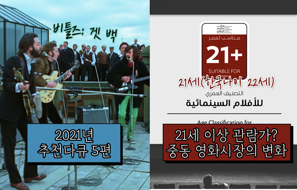 🍿2021년 추천 다큐 5편 / 중동 영화시장의 변화의 썸네일 이미지