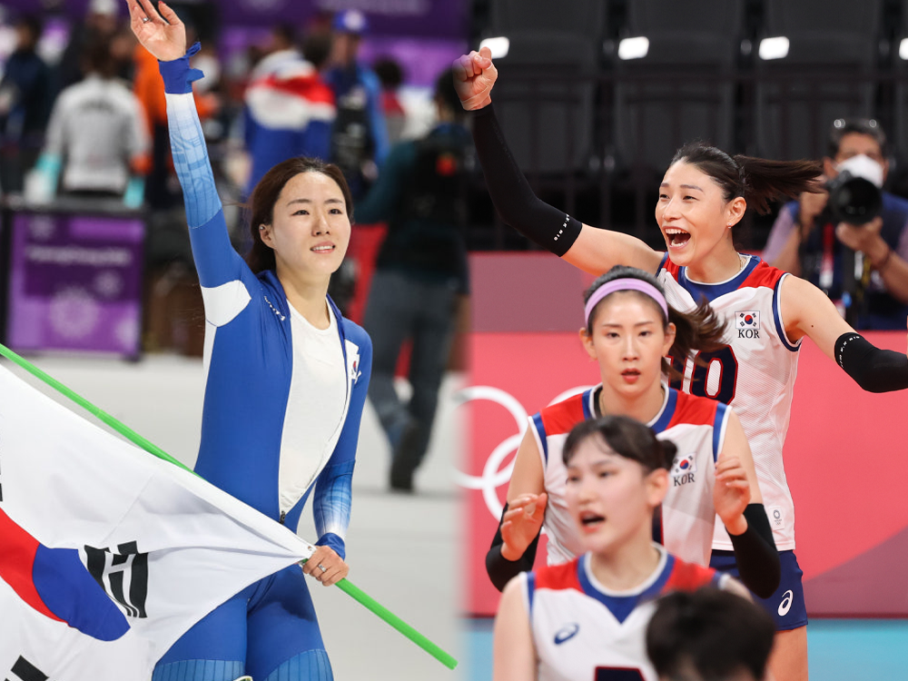 ⓒ 뉴스1 / 이상화선수(왼쪽) 김연경선수(오른쪽)