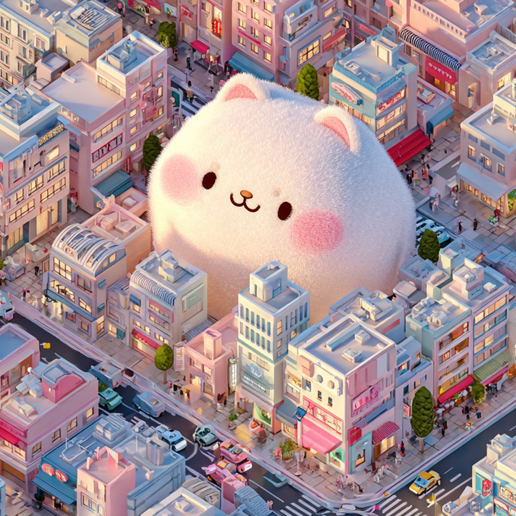 마포구 Isometric&nbsp;고양이