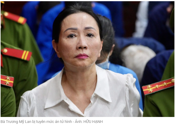 사형 선고를 받은 쯔엉 미 란 이사장