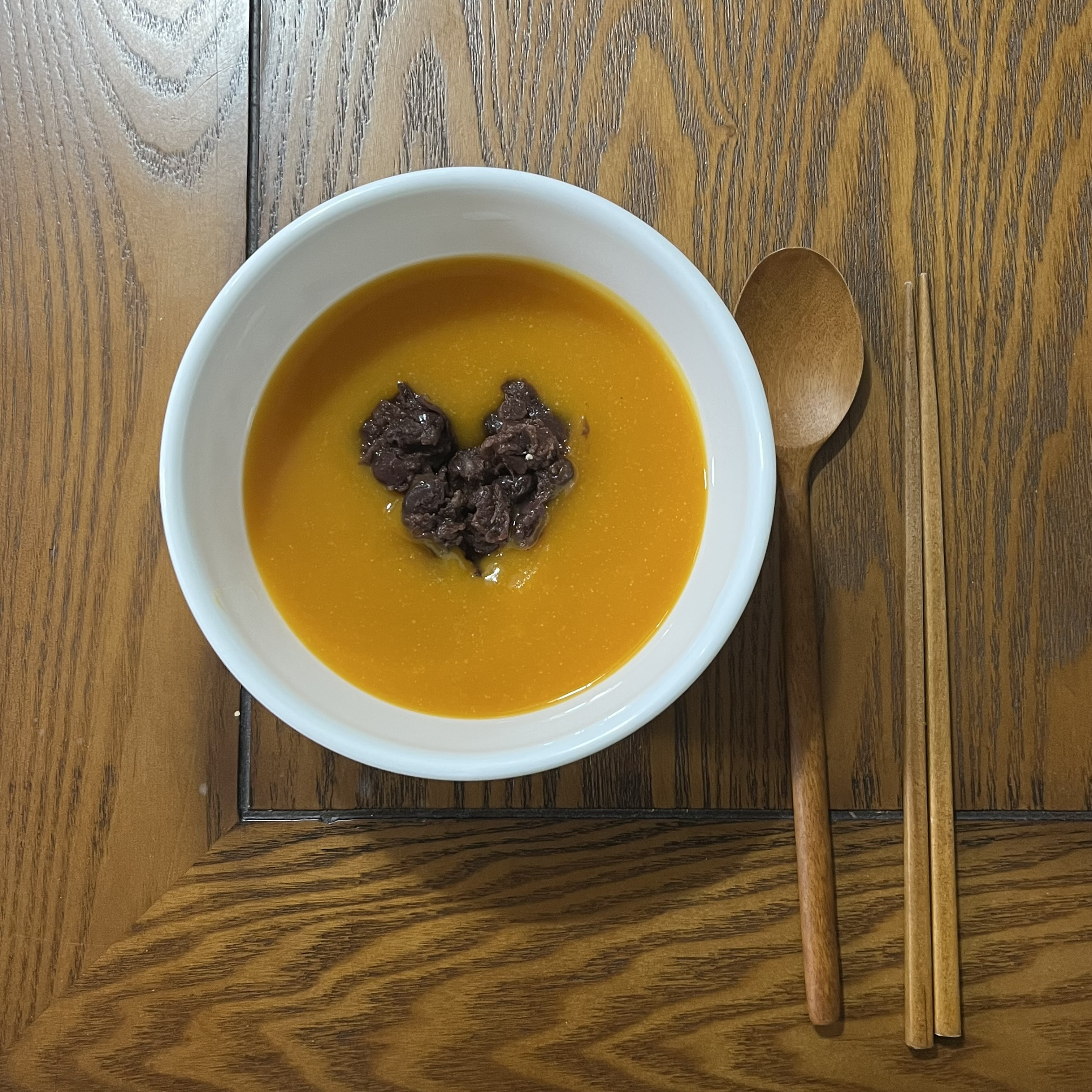 엄마의 홈메이드 호박죽 feat. 팥하트