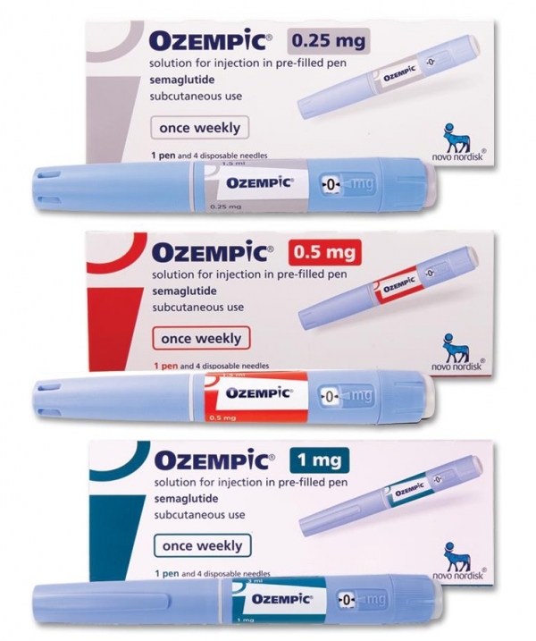 노보 노디스크 제약에서 당뇨병 치료 용도로 개발한 오젬픽