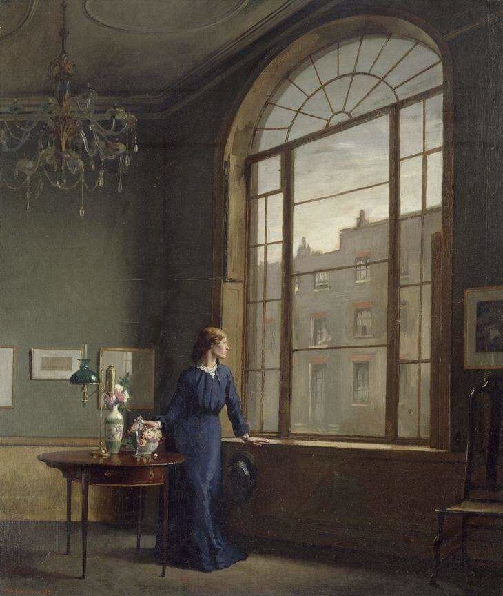 윌리엄 오펜(William Orpen), 런던 거리의 창문(A Window in London Street), 1901