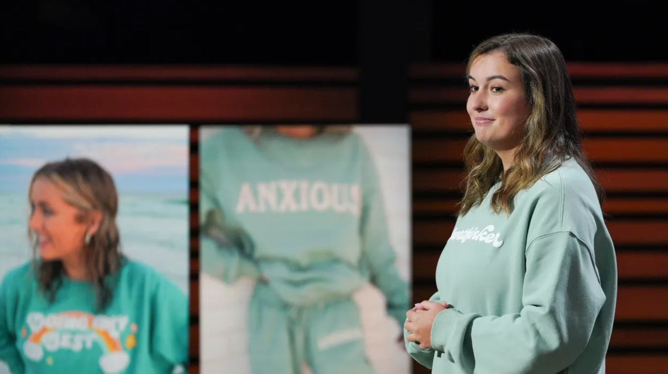 소피의 샤크탱크 출연 모습