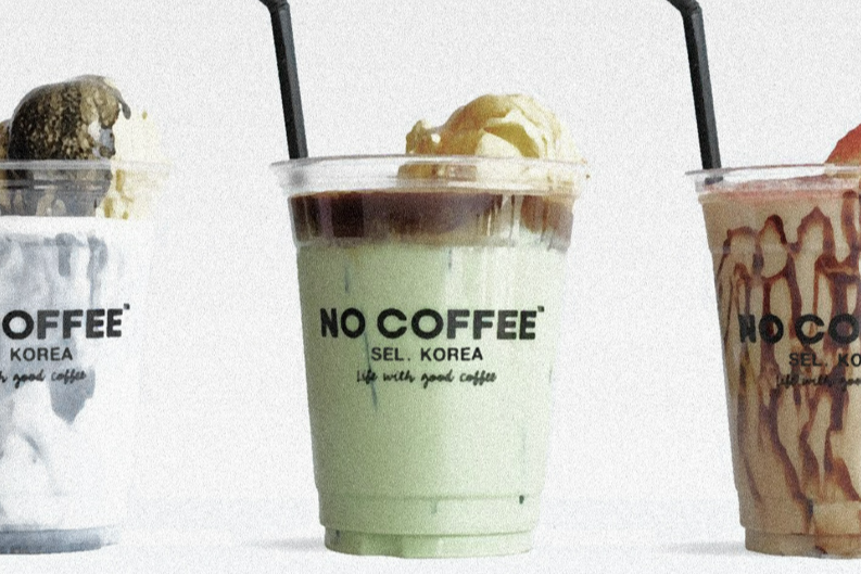 노커피 메뉴들_출처 : NO COFFEE