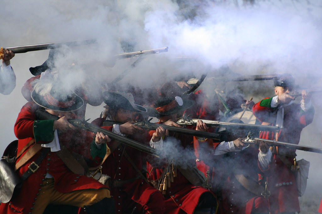 Figure.1 머스킷 총의 연기 ⓒwww.flickr.com/photos/wiblick/2201650911