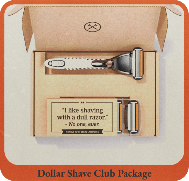 Figure.11 질레트의 위기를 선사한(?) 달러 쉐이브 클럽