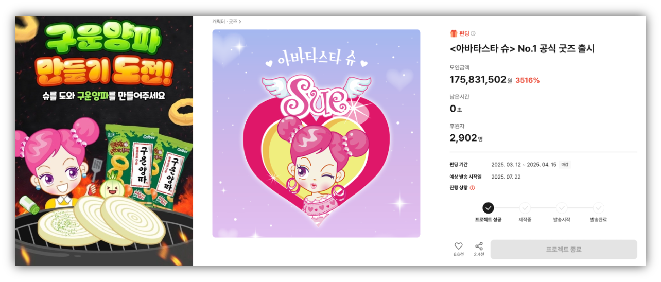 출처 : 아바타스타 슈 인스타그램, 텀블벅