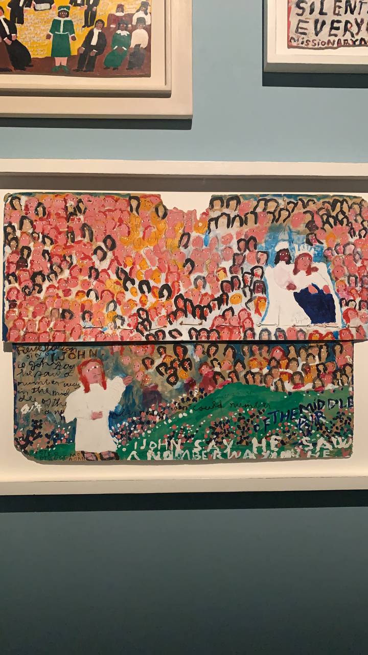 Sister gertrude morgan. 이분은 자기가 어느 시점부터 예수 여친이라고 생각해서 엄청 저런 작업햇다는데 존나 짱인듯 ㅋㅋㅋ&nbsp;