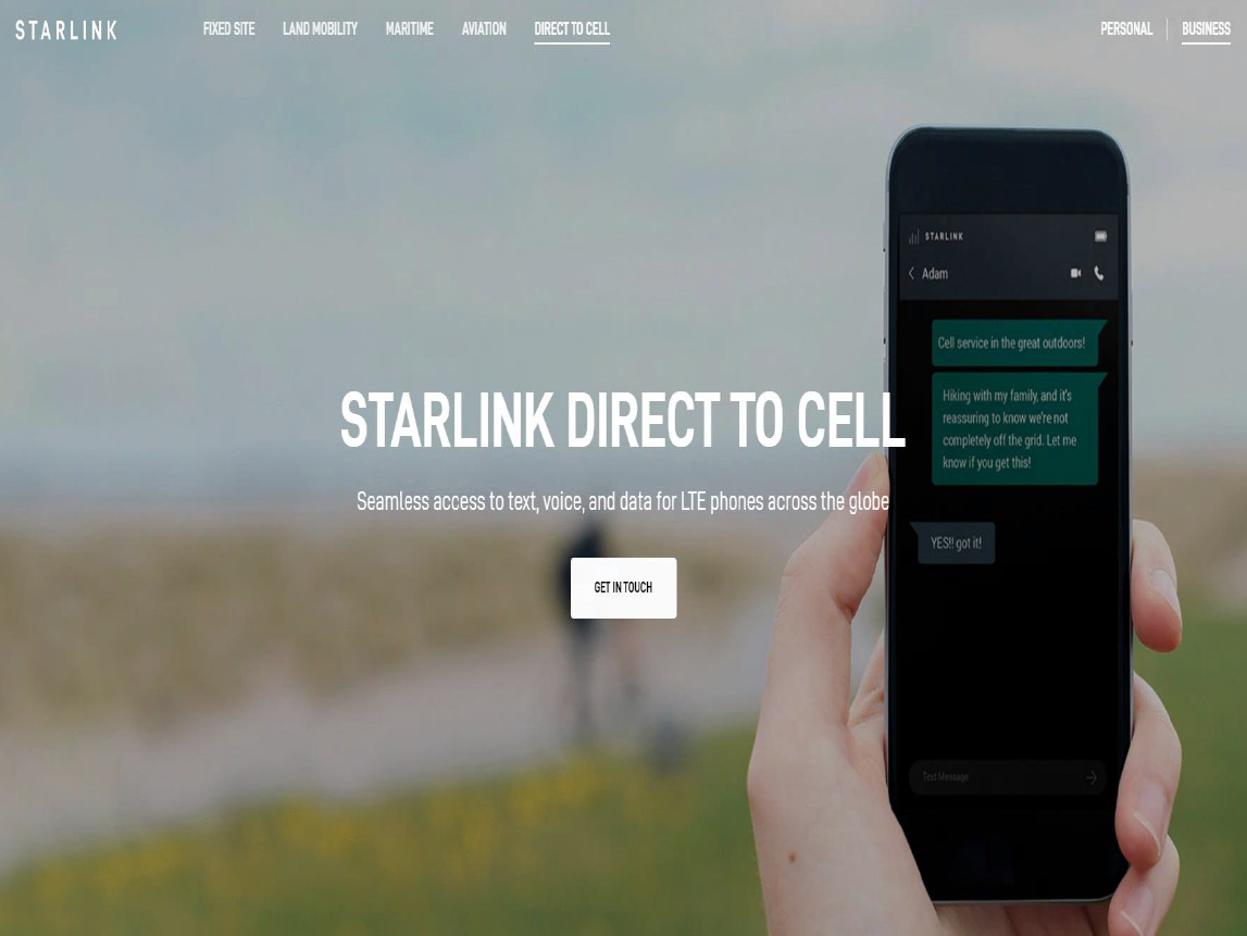 올해부터 SpaceX의 스타링크가 문자, 전화, LTE를 폰에 바로 제공하는 서비스를 공식적으로 준비하고 있고 T-mobile과 파트너쉽을 체결한 상황. 미국 고속도로에서도 안되는 인터넷이 드디어 되는건가라는 기대와 함께 국제전화가 사라진것처럼 