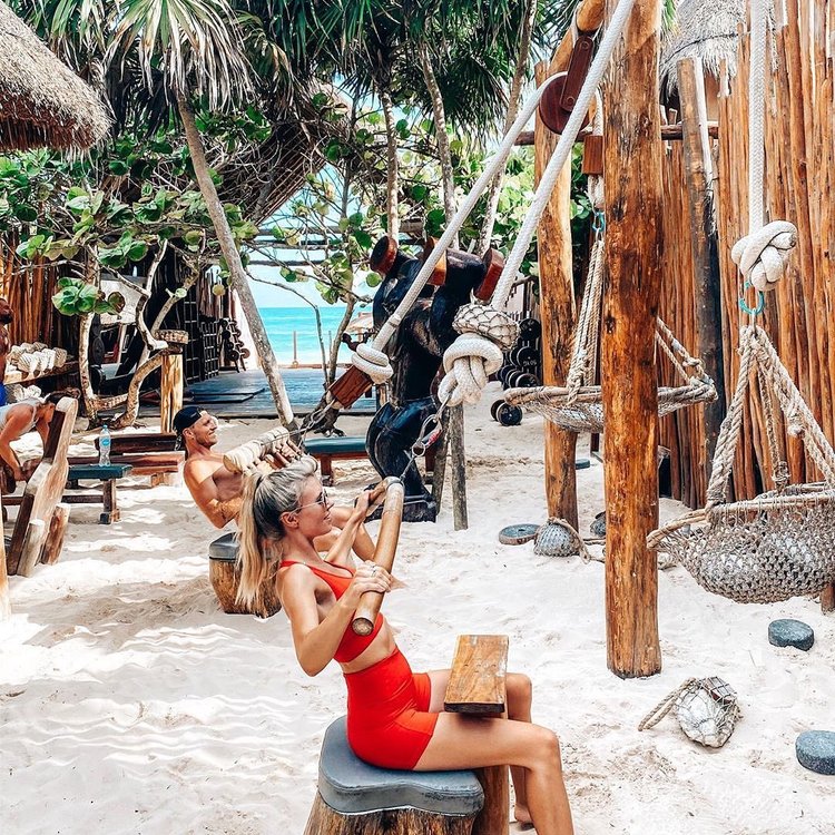 Beach 점©Tulum Jungle Gym