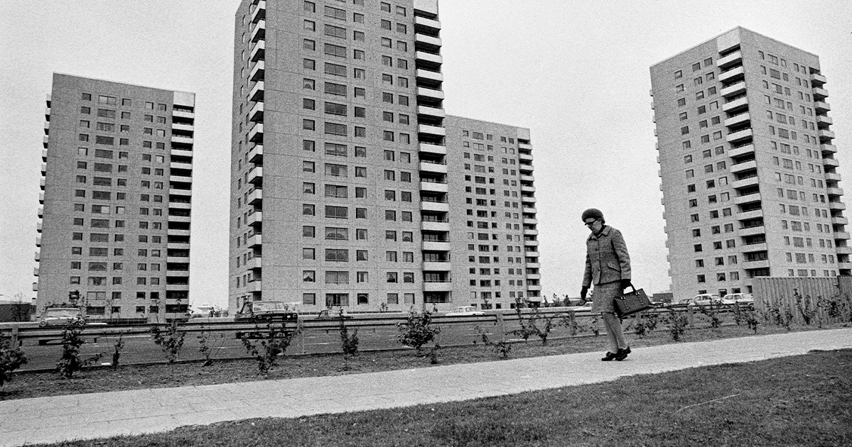 밀리온 프로그램으로 지어진 공공주택들의 모습