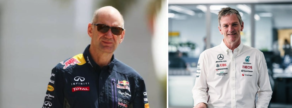 좌 아드리안 뉴이 - 우 제임스 앨리슨 