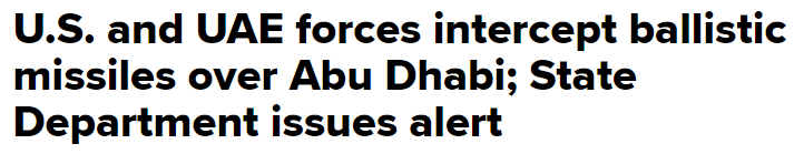 https://www.cnbc.com/2022/01/24/ballistic-missiles-intercepted-over-abu-dhabi-us-state-department-issues-alert.html
