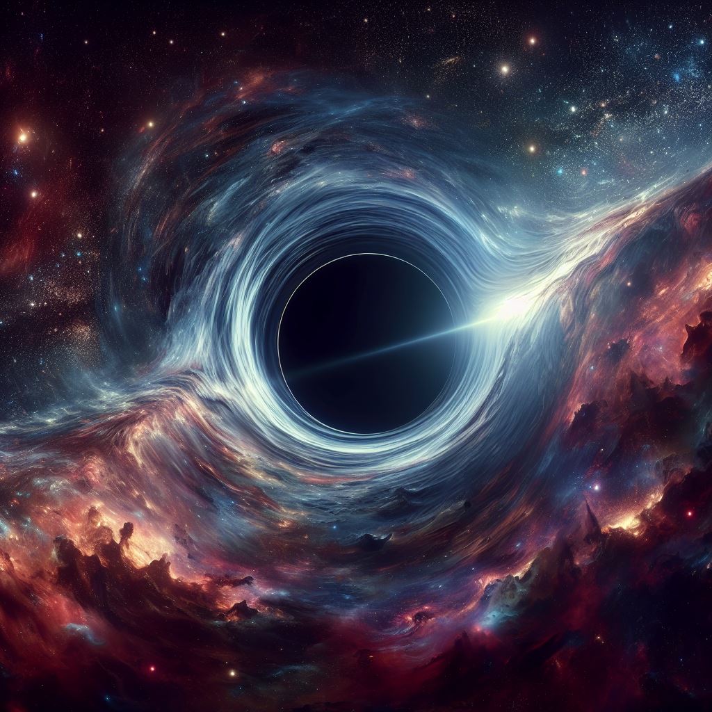 INTJ를 상징하는 블랙홀 이미지