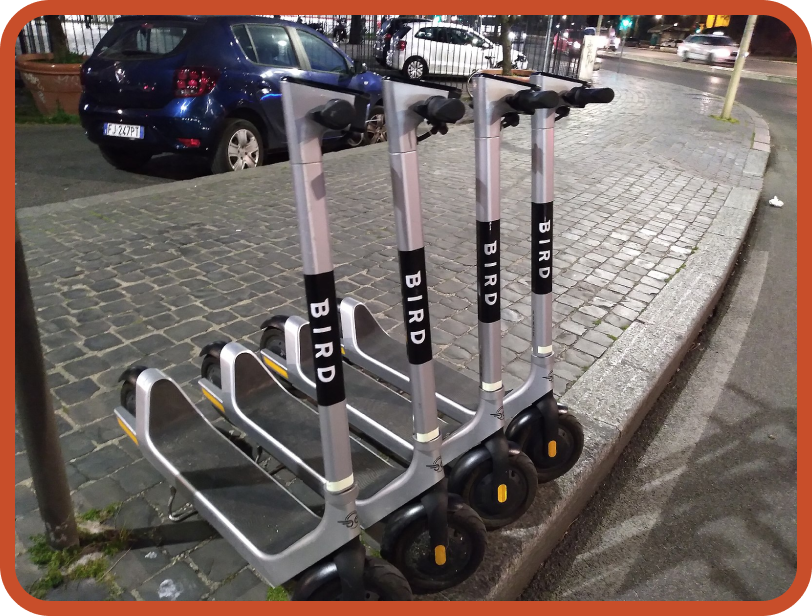 Figure.6 2017년 시작한 전동 킥보드 공유 서비스, 버드