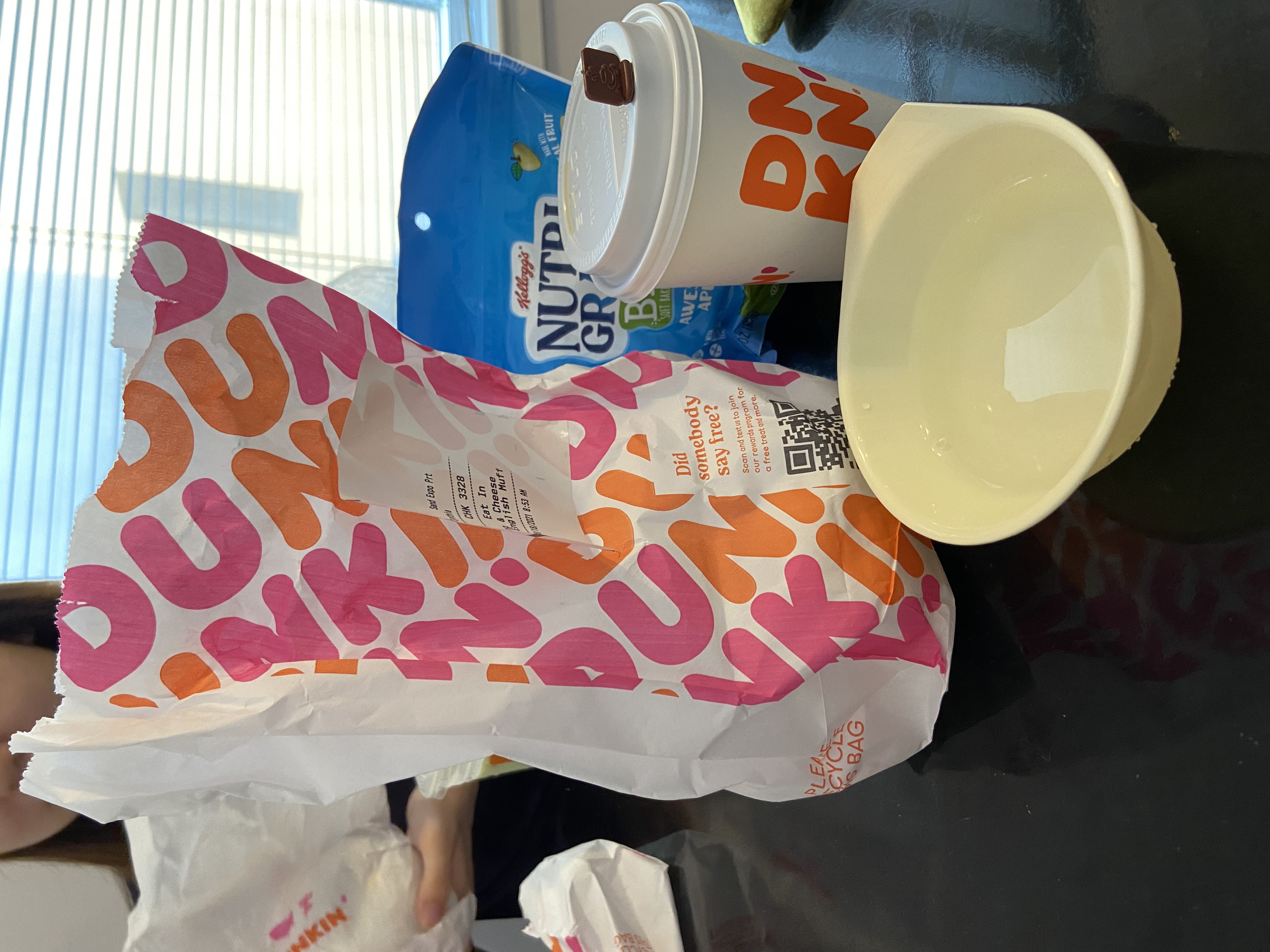 미국에서 처음 먹은 아침.&nbsp;