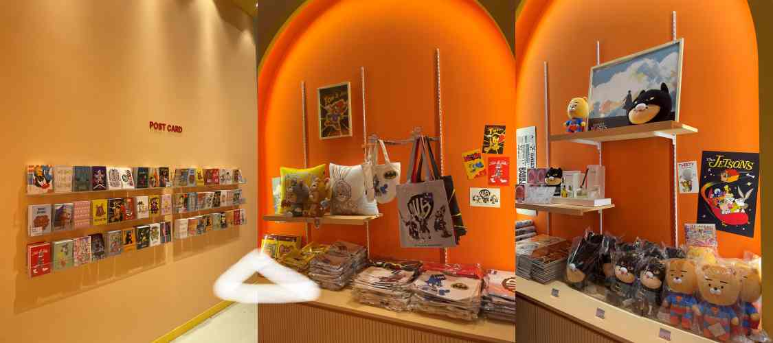 워너브러더스 굿즈들. (사진=세모)