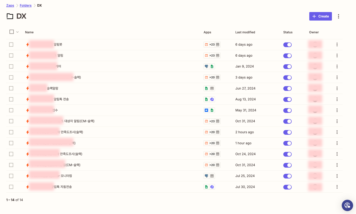 버핏서울 DM팀에서 사용하고 있는 자동화 시나리오