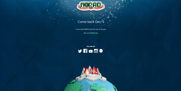 출처 :&nbsp;https://www.noradsanta.org/en/