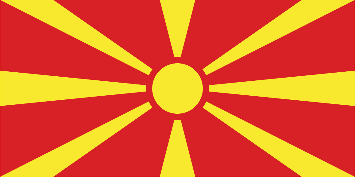 북마케도니아 국기