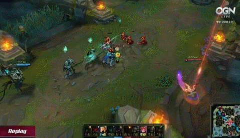 그 유명한 경기 리플레이 영상...!