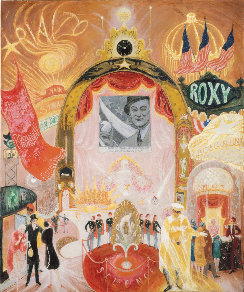 The Cathedrals of Broadway by Florine Stettheimer (출처. NewYorker)