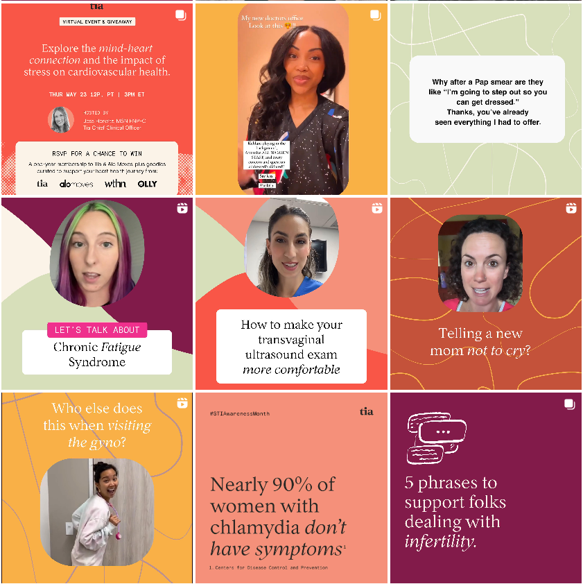 Tia에게 인스타그램은 시작할 때와 마찬가지로 중요한 마케팅 채널이에요.