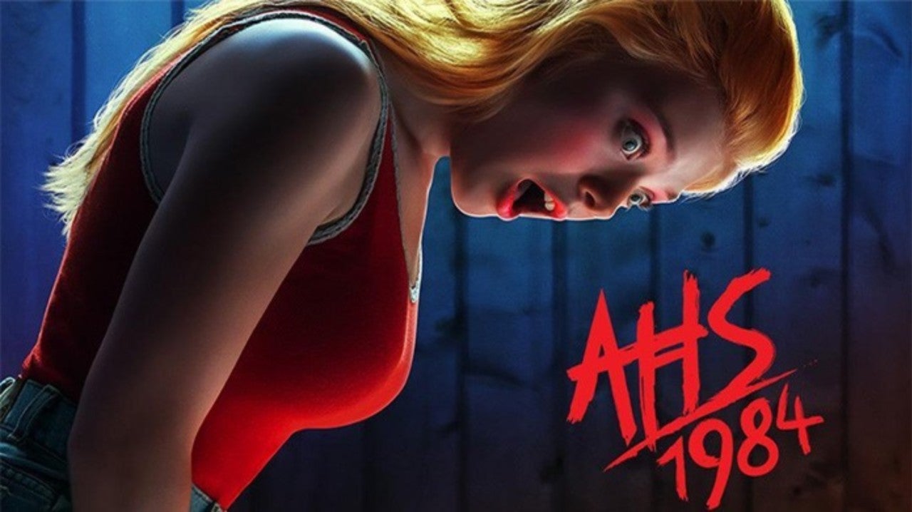 'AHS(American Horror Story) 1984' 포스터입니다. 가장 깔끔한 걸로 가져왔어요