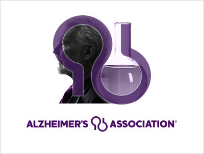 치매 없는 두뇌와 연구를 상징하는 협회의 로고 (이미지: Alzheimer's Association)