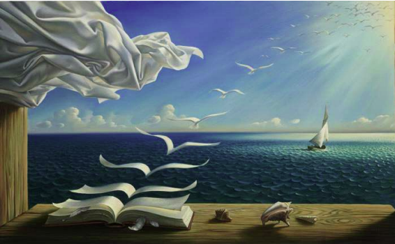 블라디미르 쿠쉬(Vladimir Kush)_Diary of Discoveries(발견의 일기) 